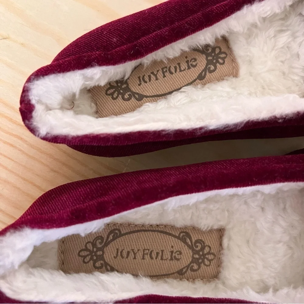 NWT  Joyfolie Mia joy Ameline slipper in berry Sz 9 toddler little girl